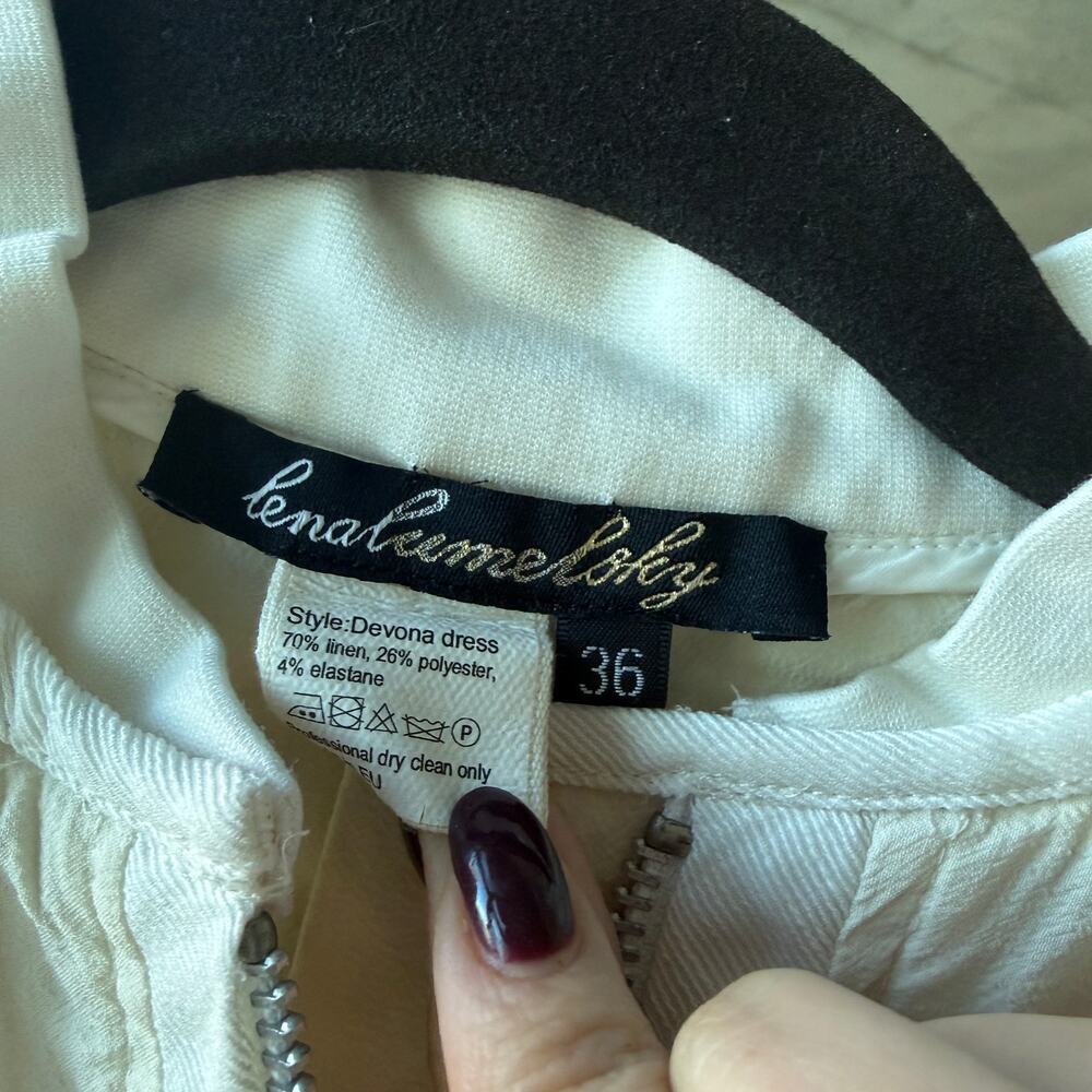 Lena Lumelsky Linen Midi Dress - Picture 4 of 4